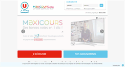 Desktop Screenshot of magasins-u.maxicours.com