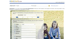 Desktop Screenshot of carte.maxicours.com